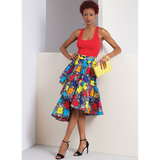 Patron Vogue 1957 jupe femme, taille 44-52 en français