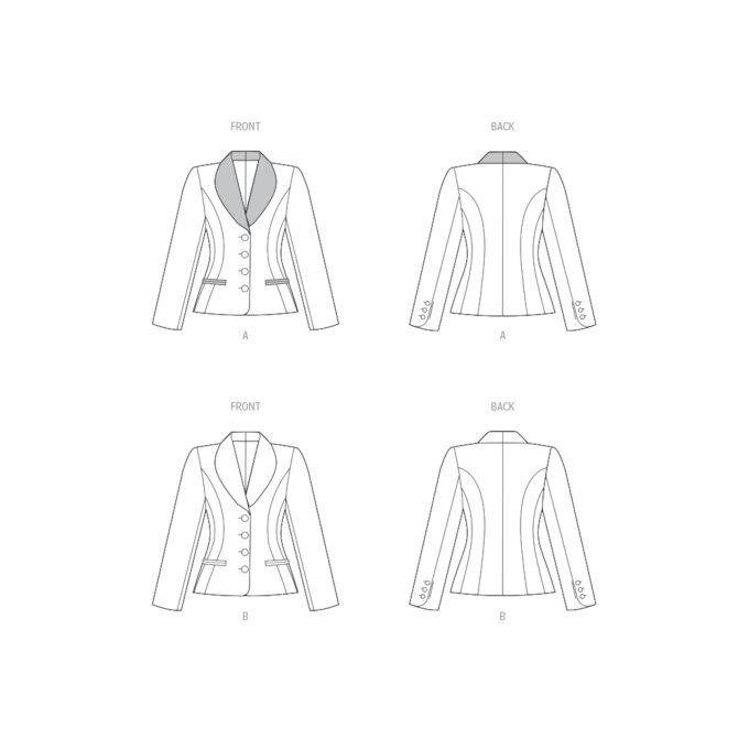 Naaipatroon Vogue 1972 Blazer, maat 42-50, Dui/En/Fr