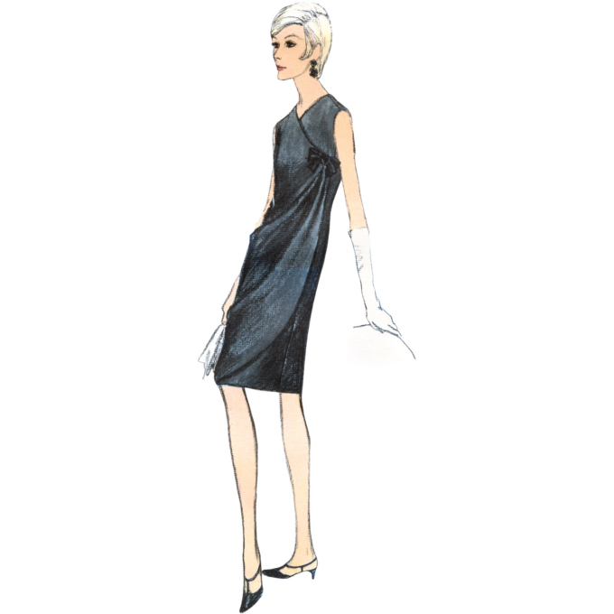 Naaipatroon Vogue 1978 jurk, maat 34-42, Dui/En/Fr