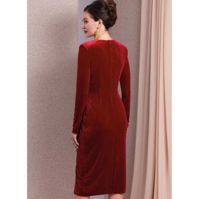 Naaipatroon Vogue 1981 jurk, maat 32-40, Dui/En/Fr