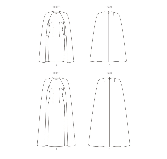 Naaipatroon Vogue 1982 jurk, maat 34-42, Dui/En/Fr
