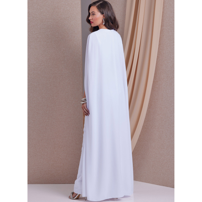 Naaipatroon Vogue 1982 jurk, maat 44-52, Dui/En/Fr