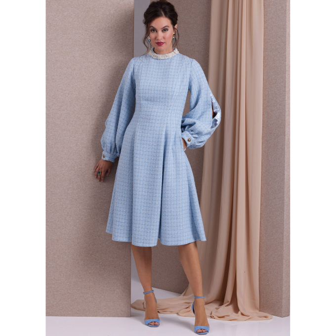 Naaipatroon Vogue 1983 jurk, maat 32-40, Dui/En/Fr
