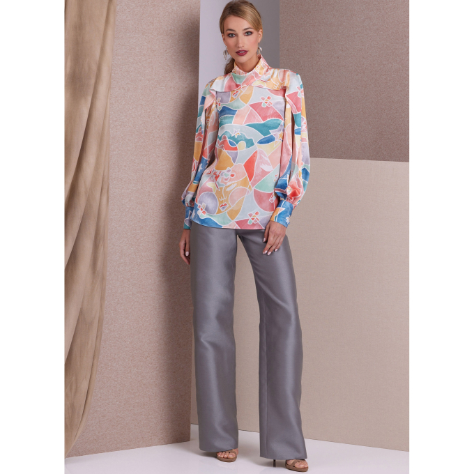 Naaipatroon Vogue 1985 top, maat 30-38, Dui/En/Fr