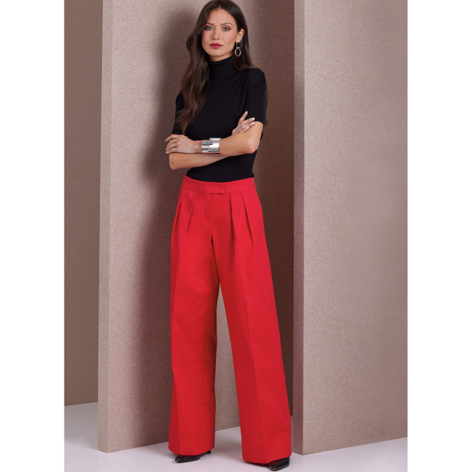 Naaipatroon Vogue 1988 broek, maat 32-40 Dui/En/Fr