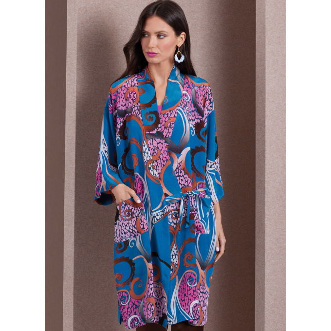 Naaipatroon Vogue 1989 jas, maat XS-XXL, Dui/En/Fr