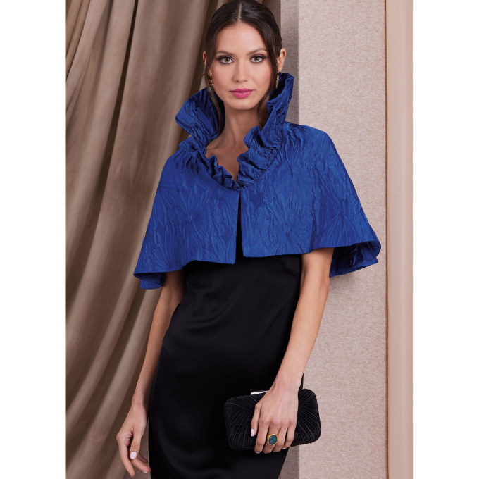 Naaipatroon Vogue 1991 Cape, maat S-L, Dui/En/Fr