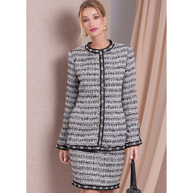 Naaipatroon Vogue 1992 combination, maat 34-42 Dui/En/Fr