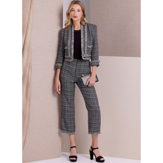 Naaipatroon Vogue 1993 combination, maat 32-40 Dui/En/Fr