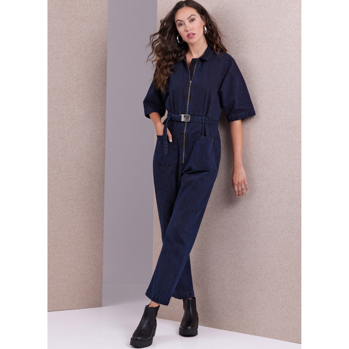 Naaipatroon Vogue 1994 designer jumpsuit, maat 32-40 Dui/En/Fr