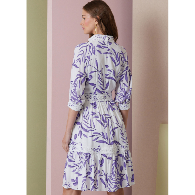 Naaipatroon Vogue 2004 jurk, maat 44-52, Dui/En/Fr