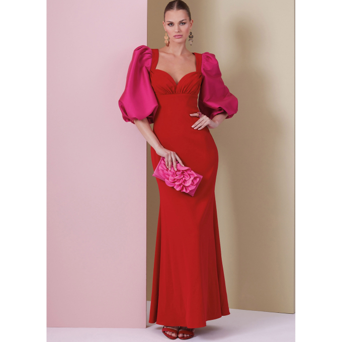 Naaipatroon Vogue 2009 jurk, maat 34-42, Dui/En/Fr
