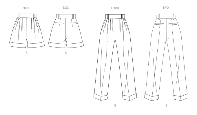 Naaipatroon Vogue 2014 broek, maat 34-42 Dui/En/Fr