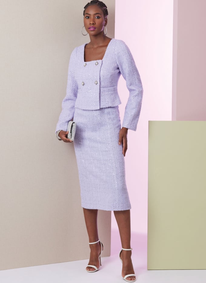 Naaipatroon Vogue 2017 combination, maat 34-42 Dui/En/Fr