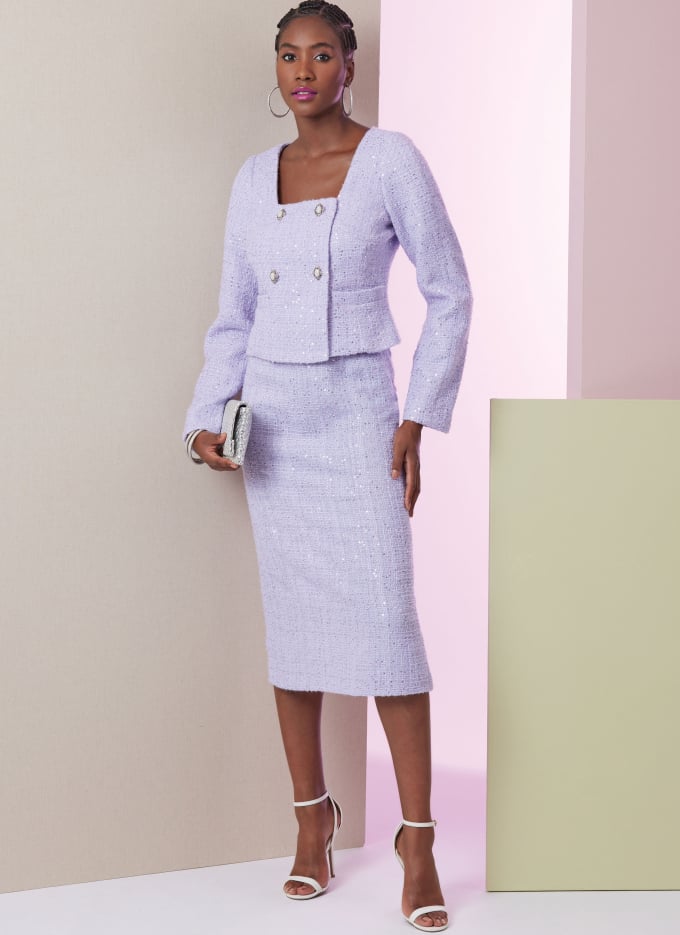 Naaipatroon Vogue 2017 combination, maat 44-52 Dui/En/Fr