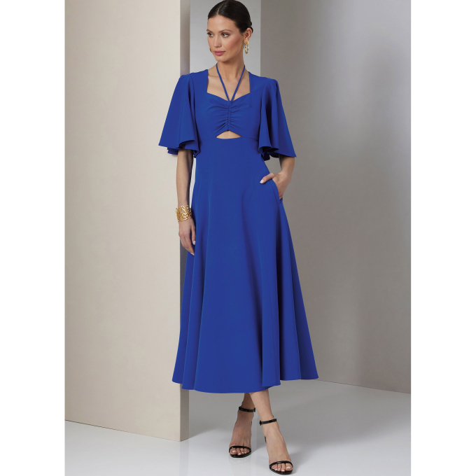 Naaipatroon Vogue 2025 Jurk, maat 34-42 Dui/En/Fr