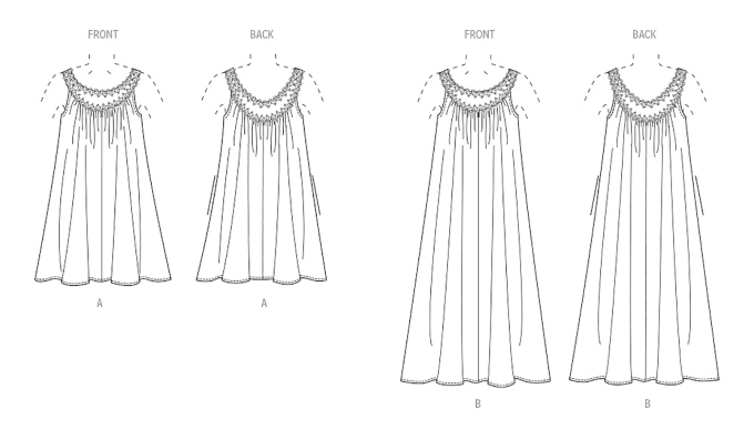 Naaipatroon Vogue 2026 Jurk, maat 42-50 Dui/En/Fr
