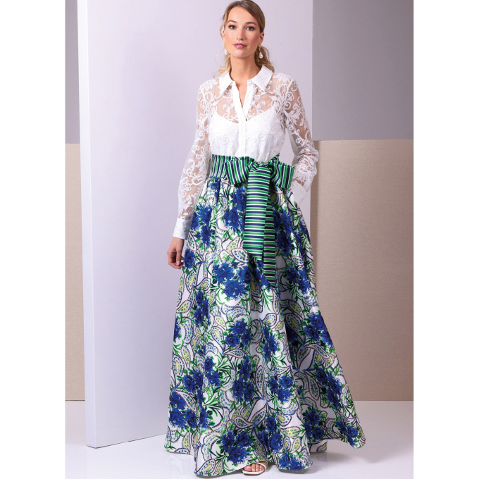 Naaipatroon Vogue 2029 Jurk, maat 34-42 Dui/En/Fr