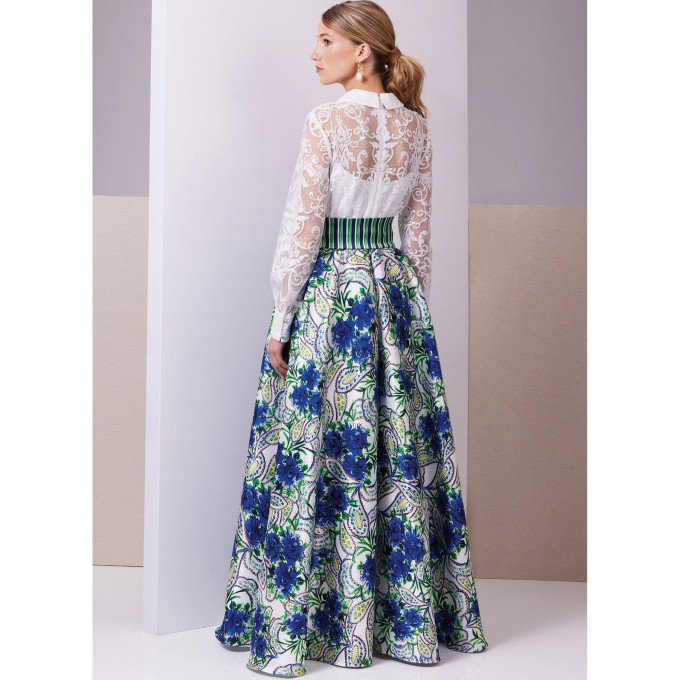 Naaipatroon Vogue 2029 Jurk, maat 34-42 Dui/En/Fr