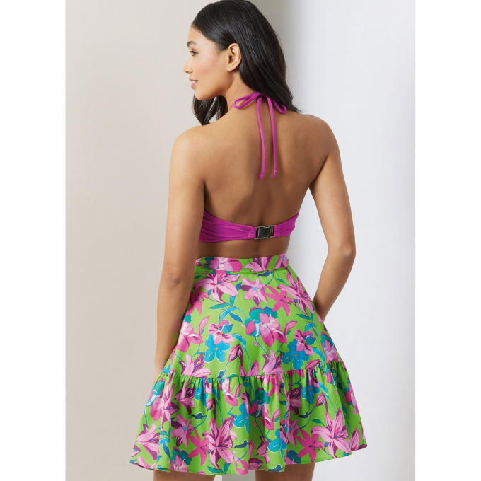 Patron Vogue 2038 bikini / jupe femme, version papier, taille 32-50 en français