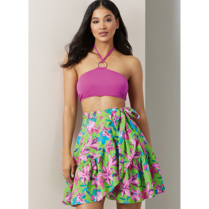 Patron Vogue 2038 bikini / jupe femme, version papier, taille 32-50 en français