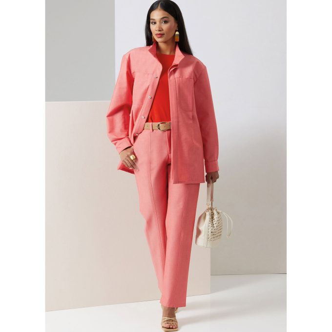 Naaipatroon Vogue 2039 Unisex Shirt & Broek , maat 34-50 Dui/En/Fr
