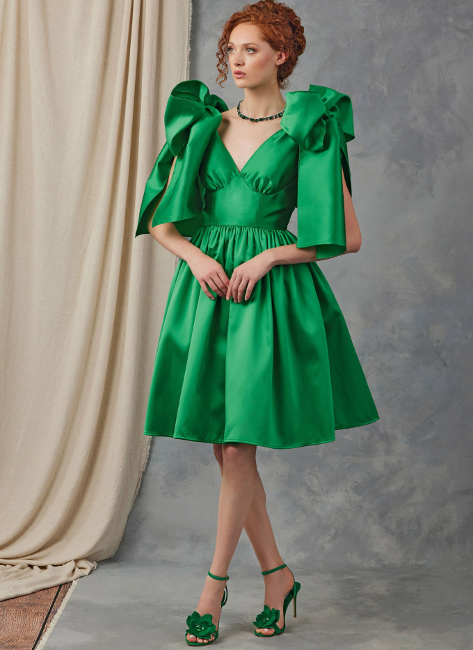 Patron Vogue 2048 robe de soirée femme, version papier, taille 32-40 en français