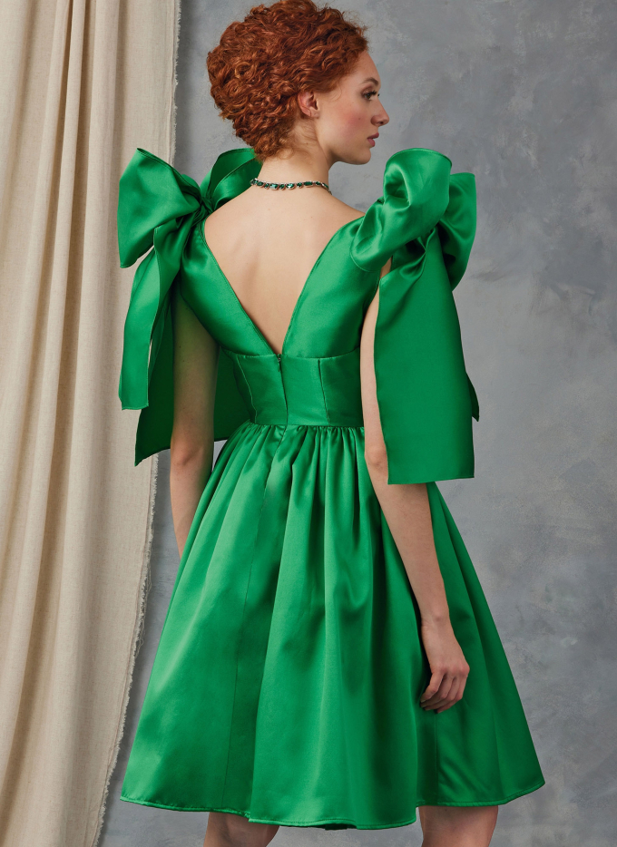Patron Vogue 2048 robe de soirée femme, version papier, taille 32-40 en français
