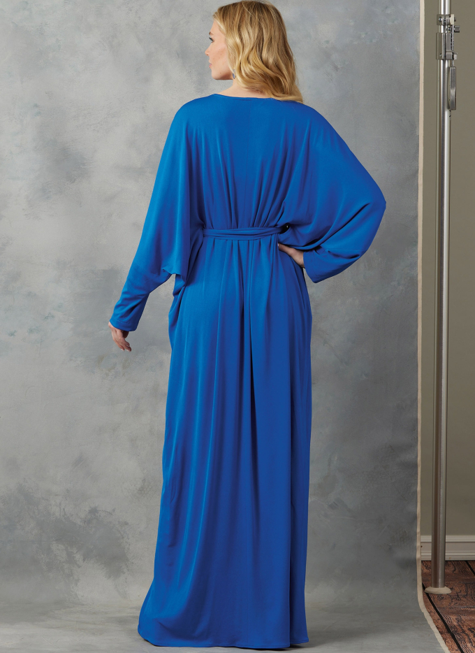 Patron Vogue 2057 caftan femme, version papier, taille XS-XXL en français