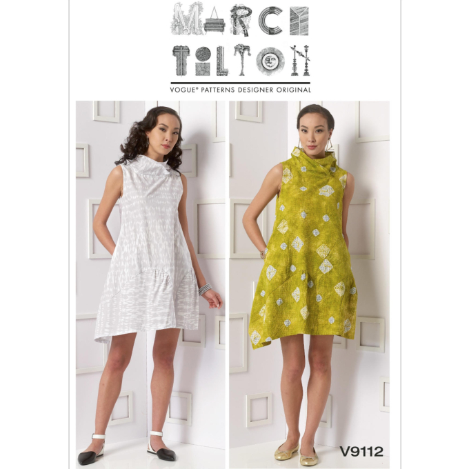 Patron Vogue 9112 robe femme, en français