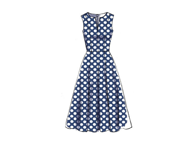 Patron Vogue 9167 robe femme, en français