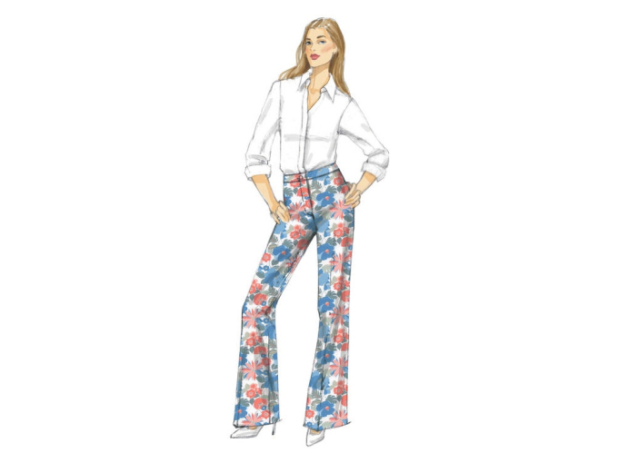 Pattern Vogue 9181 Pantalon, Dui/En/Fr