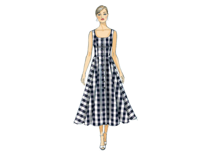 Patron Vogue 9182 robe, en français