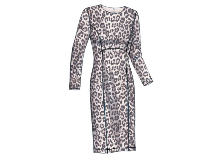 Pattern Vogue 9202 Misses' Jurk, Dui/En/Fr