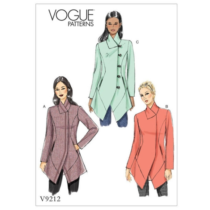 Pattern Vogue 9212 Misses' Jas, Dui/En/Fr