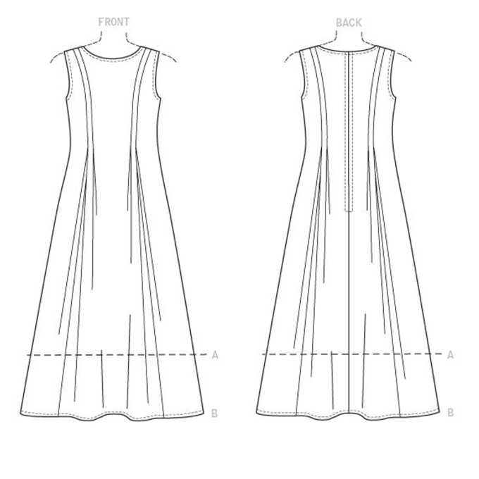 Patron Vogue 9236 robe, taille 32-40, en français