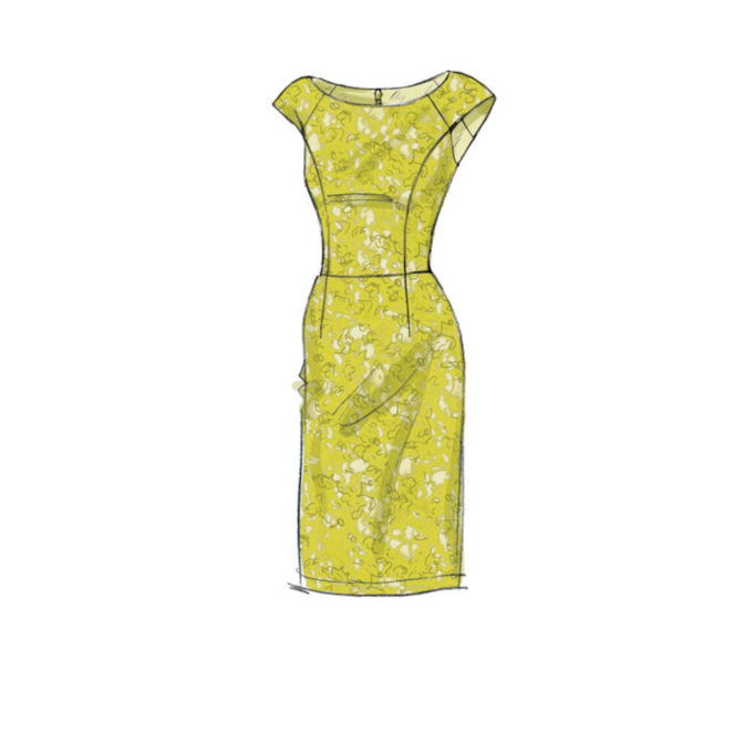 Patron Vogue 9239 robe, taille 32-40, en français