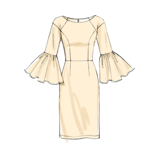 Patron Vogue 9239 robe, taille 42-50, en français