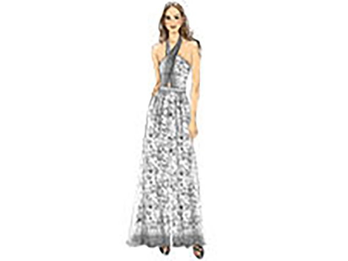 Naaipatroon Vogue 9259 Jurk, Dui/En/Fr