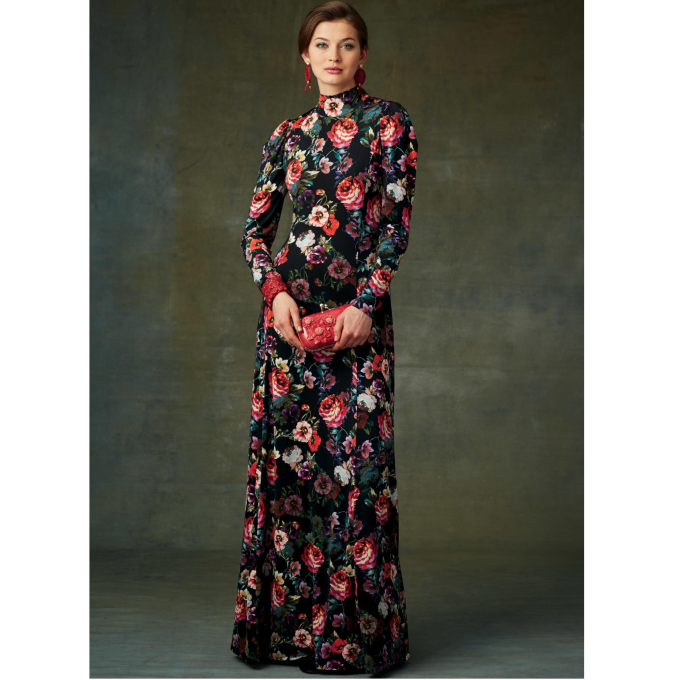 Patron Vogue 9264 robe taille 32-40, en français