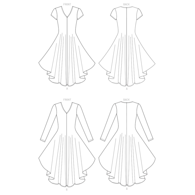 Pattern Vogue 9268 Dress, maat one size, Dui/En/Fr