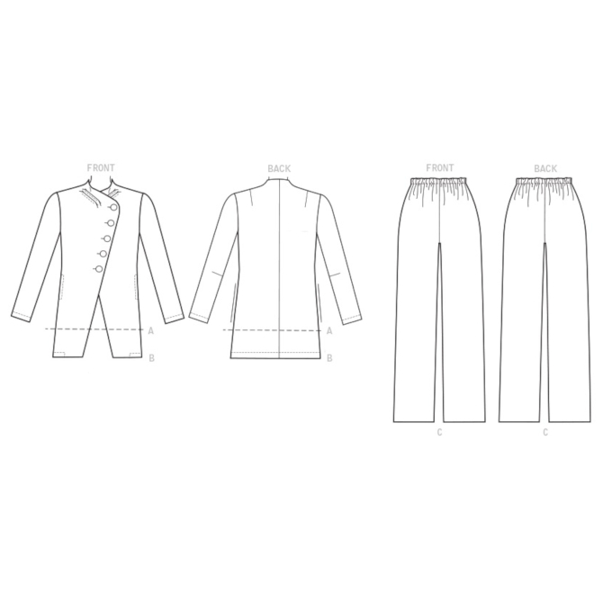 Naaipatroon Vogue 9274 combinatie, maat  32-40, Dui/En/Fr