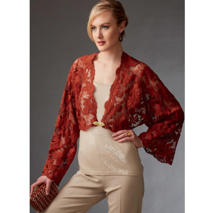Naaipatroon Vogue 9267 jas, one size, Dui/En/Fr