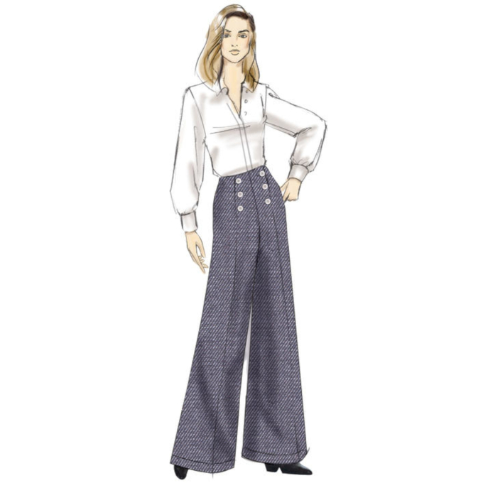 Pattern Vogue 9282 Broek, One Size, Dui/En