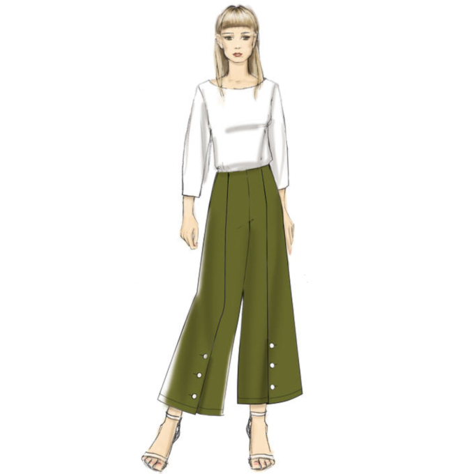 Pattern Vogue 9282 Broek, One Size, Dui/En
