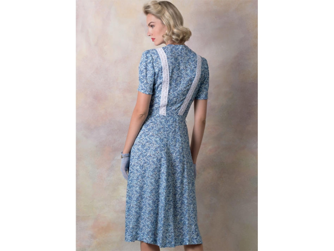 Pattern Vogue 9294, vintage dress, En/Ger/Fr
