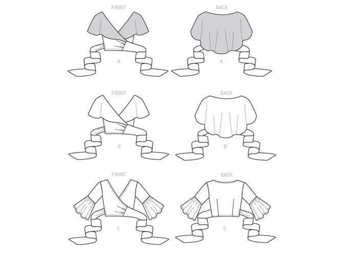 Patron Vogue 9315 blouse, en français