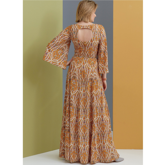Naaipatroon Vogue 9328 jurk, Dui/En/Fr