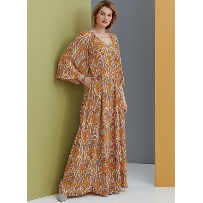 Naaipatroon Vogue 9328 jurk, Dui/En/Fr