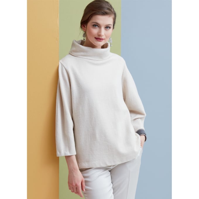 Naaipatroon Vogue 9330 pullover, Dui/En/Fr